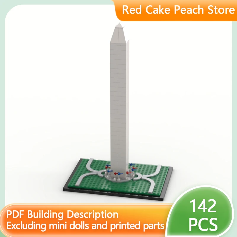 Конструктор City Street View Model MOC: Модульный набор «Монумент Вашингтона» для детей, развивающая игрушка, подарок на праздник
Конструктор City Street View Model MOC: Модульный набор «Монумент Вашингтона» для детей, развивающая игрушка, подарок на праздник