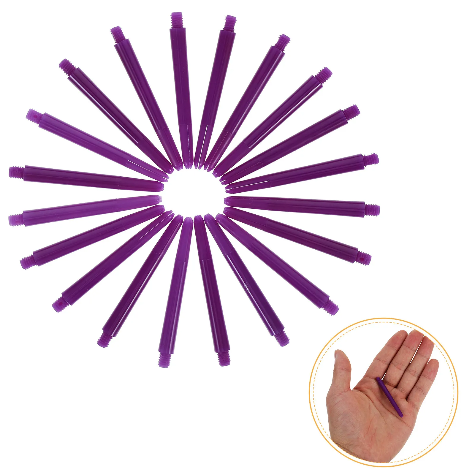 20Pcs Nylon Dart Stems Threaded Shafts Set for Indoor Outdoor Use Enhance Dart Stability Accessories
20Pcs Nylon Dart Stems Threaded Shafts Set for Indoor Outdoor Use Enhance Dart Stability Accessories