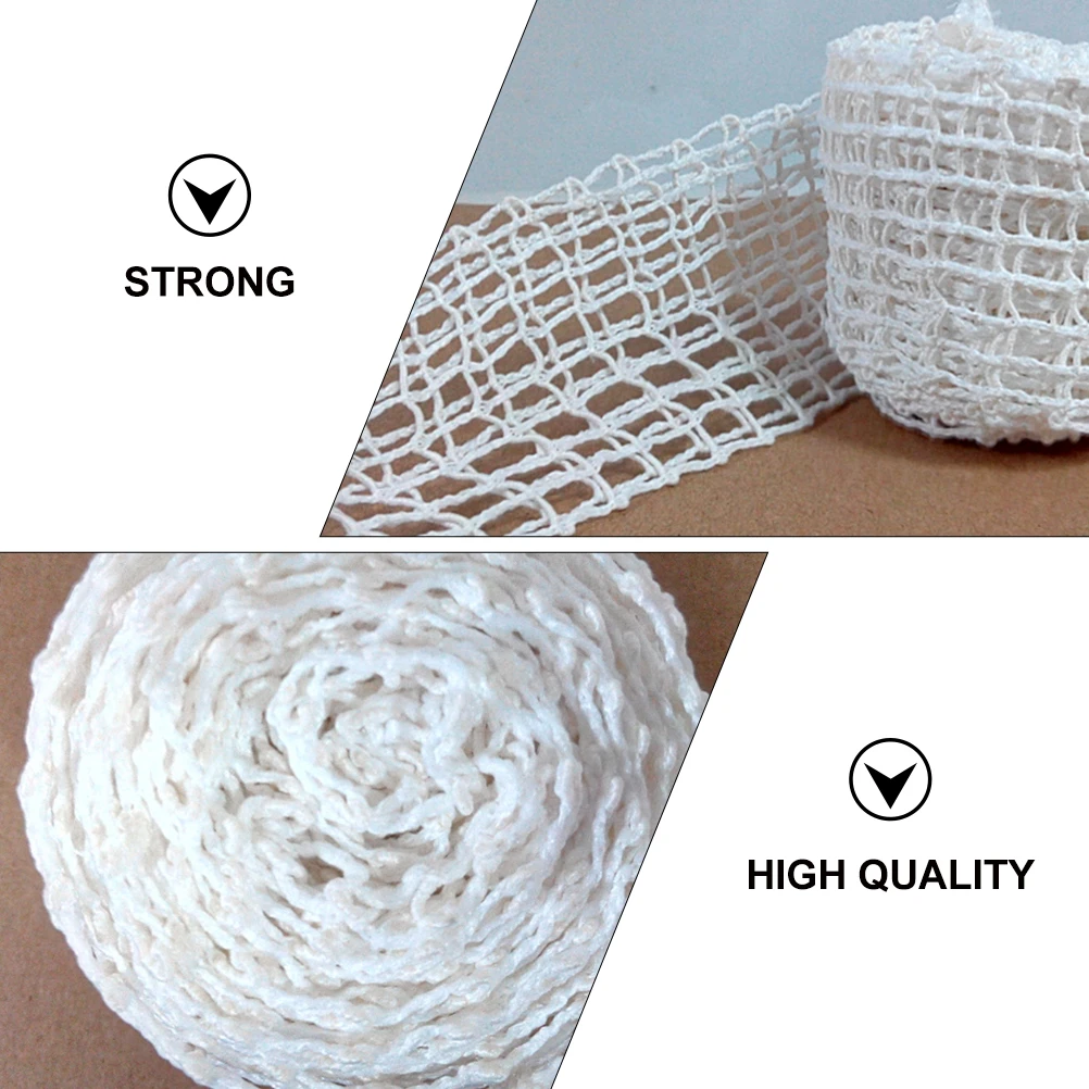 6 Rolls White Cotton Ham Net Sock for Kitchen Barbecued Pork String Meat Netting Roll Packaging Supplies
6 Rolls White Cotton Ham Net Sock for Kitchen Barbecued Pork String Meat Netting Roll Packaging Supplies