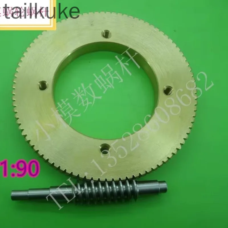 Brand New Stock 1M Mold Stainless Steel Worm Tin Bronze Worm Gear Wear-resistant 1:90 Reduction Ratio Large Reduction Ratio Gear
Brand New Stock 1M Mold Stainless Steel Worm Tin Bronze Worm Gear Wear-resistant 1:90 Reduction Ratio Large Reduction Ratio Gear