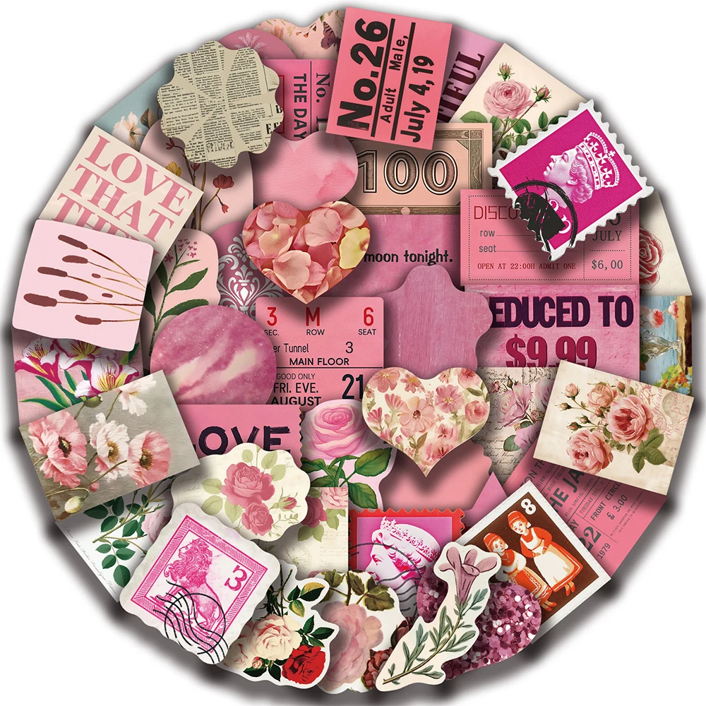 10/30/50pcs Pink Retro Cartoon Graffiti Stickers Aesthetic Girl Gift Decals for Skateboard Guitar Phone Cute Waterproof Sticker
10/30/50pcs Pink Retro Cartoon Graffiti Stickers Aesthetic Girl Gift Decals for Skateboard Guitar Phone Cute Waterproof Sticker