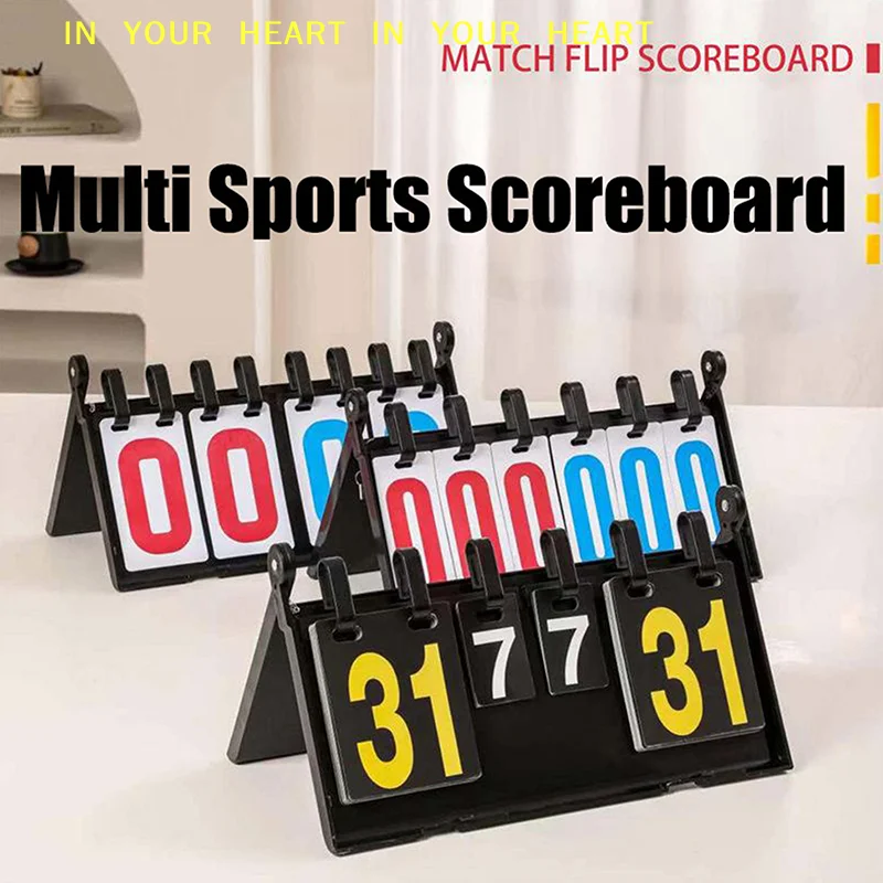 【X】Professional ABS Badminton Football Volleyball Competitions 4 Digit Portable Multi Sports Scoreboard Table Flip Scoreboard
【X】Professional ABS Badminton Football Volleyball Competitions 4 Digit Portable Multi Sports Scoreboard Table Flip Scoreboard