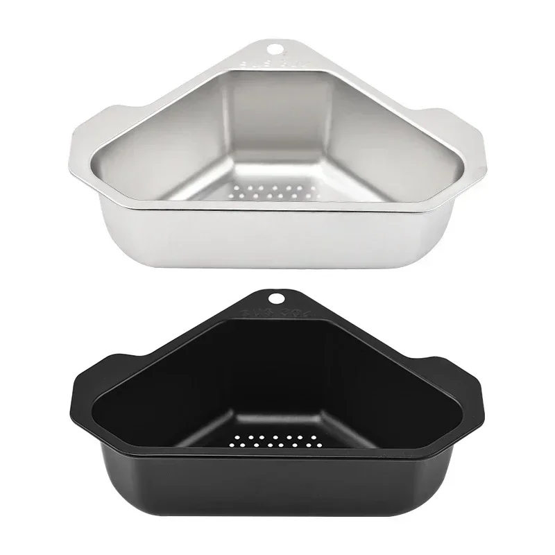 Household Drain Basket 304 Stainless Steel Drain Basket Kitchen Sink Filter Basket Triangle Leftovers Strainer Storage Washing
Household Drain Basket 304 Stainless Steel Drain Basket Kitchen Sink Filter Basket Triangle Leftovers Strainer Storage Washing