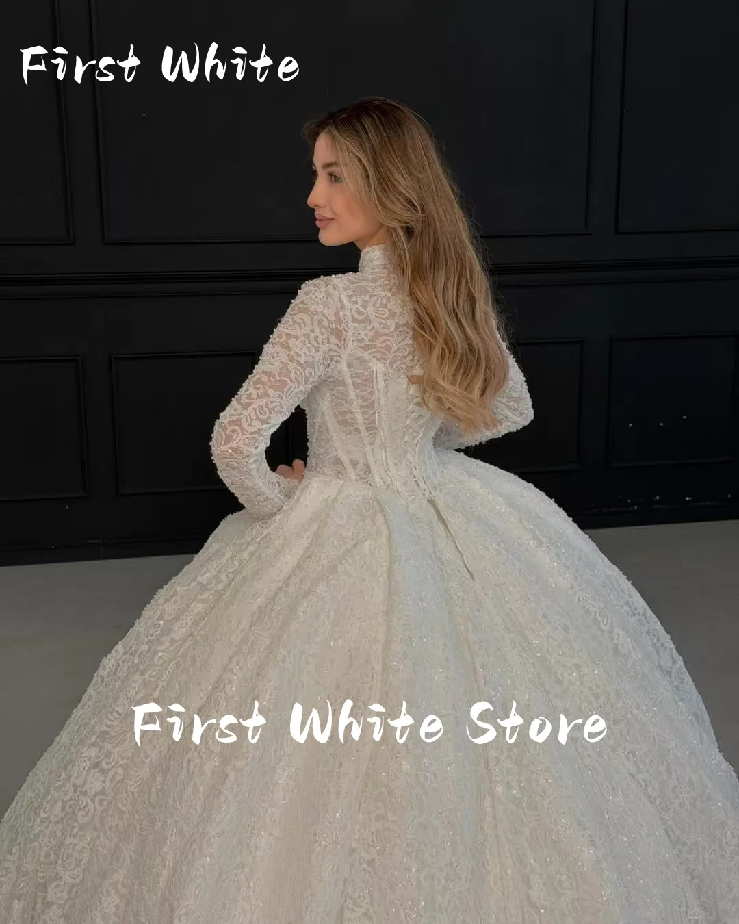 Customized Full Beading High-neck Ball Gown Wedding Dress Amanda Novias 2026 New model Vestido de Noiva
Customized Full Beading High-neck Ball Gown Wedding Dress Amanda Novias 2026 New model Vestido de Noiva
