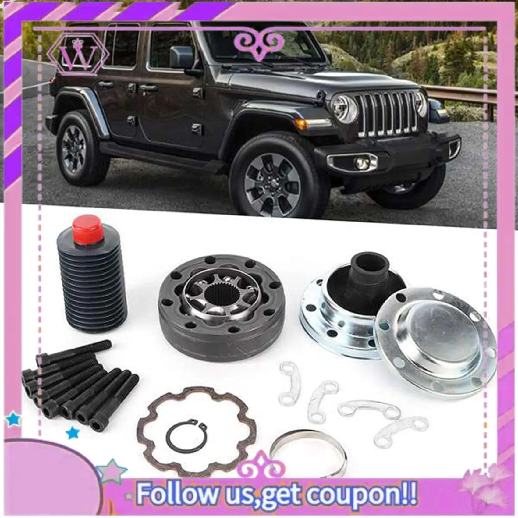 A90U-Driveshaft CV Joint Kits 932‑306 Propeller Shaft Head Fit For Jeep JK 2007‑2018 932306
A90U-Driveshaft CV Joint Kits 932‑306 Propeller Shaft Head Fit For Jeep JK 2007‑2018 932306