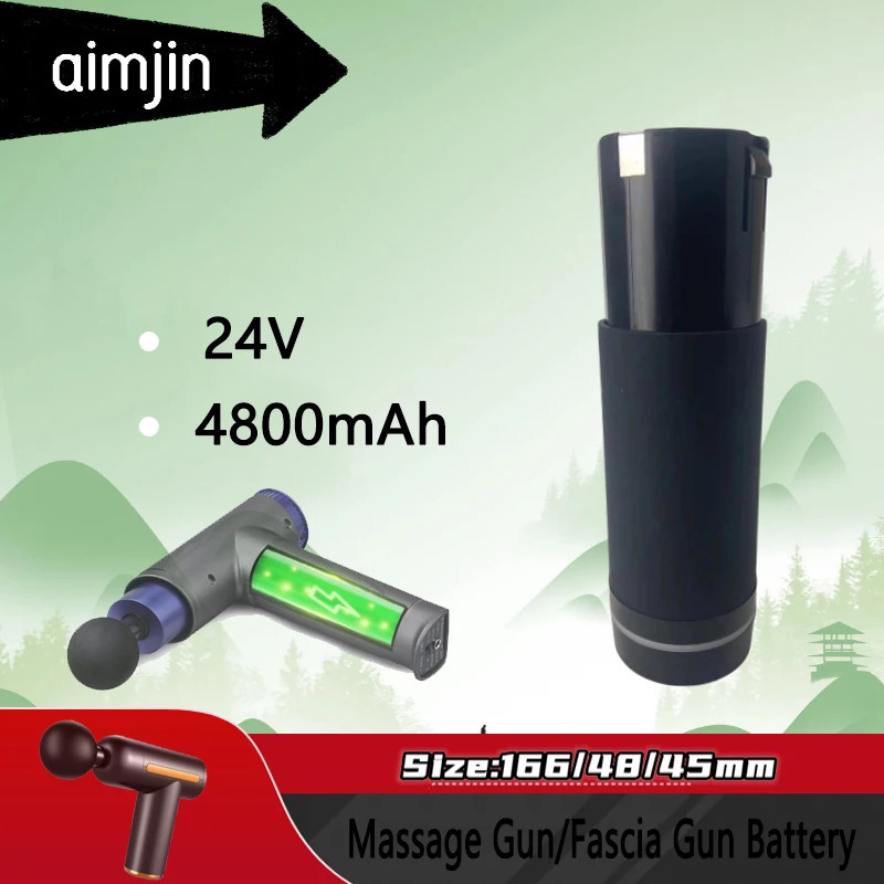 24V 4800mAH Lithium Ion Battery Suitable for Massage Guns/Fascia Guns Fascia Accessories Part
24V 4800mAH Lithium Ion Battery Suitable for Massage Guns/Fascia Guns Fascia Accessories Part