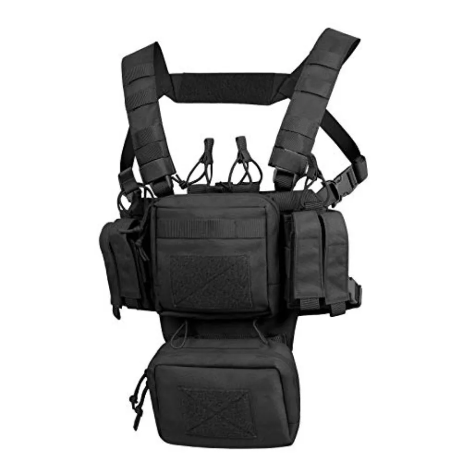 Tactical Chest Rig AdjustableandDetachable Molle Chest Rigs with Mag Pouch
Tactical Chest Rig AdjustableandDetachable Molle Chest Rigs with Mag Pouch