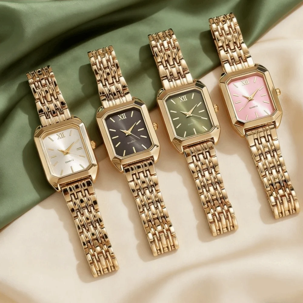 Slim Strap Rhinestone Quartz Watch Square Dial Small Dial Women Quartz Watch Pull Adjustable Leaf Design Rhinestone Watch
Slim Strap Rhinestone Quartz Watch Square Dial Small Dial Women Quartz Watch Pull Adjustable Leaf Design Rhinestone Watch