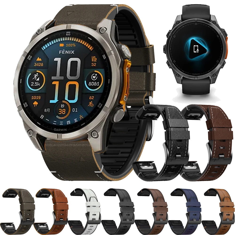Для Garmin Epix Pro Gen 2 Sapphire 8 51 мм E 47 мм Fenix 7X Pro 6X Pro 5X Plus Ремешок для часов Quickfit 26 22 мм Силиконовый кожаный ремешок
Для Garmin Epix Pro Gen 2 Sapphire 8 51 мм E 47 мм Fenix 7X Pro 6X Pro 5X Plus Ремешок для часов Quickfit 26 22 мм Силиконовый кожаный ремешок