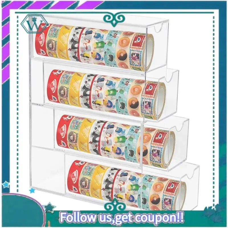 Upgraded Washi Tape Organizer, 4 Drawers Stackable Plastic Washi Tape Box Organizer Storage, Clear Storage Drawers
Upgraded Washi Tape Organizer, 4 Drawers Stackable Plastic Washi Tape Box Organizer Storage, Clear Storage Drawers