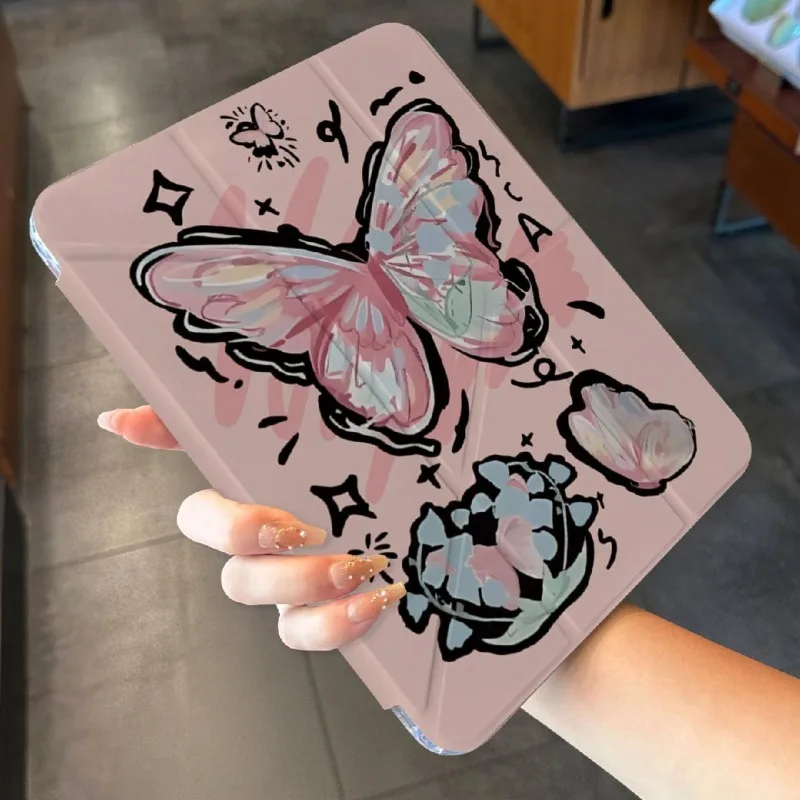 Butterfly 3+Y-fold Tablet Case for IPad Pro 2024 Case 2021 10.2 7/8/9 Generation 10.9 10th Air 5 4 10.9 IPad Mini6 8.3 Pro 12.9
Butterfly 3+Y-fold Tablet Case for IPad Pro 2024 Case 2021 10.2 7/8/9 Generation 10.9 10th Air 5 4 10.9 IPad Mini6 8.3 Pro 12.9