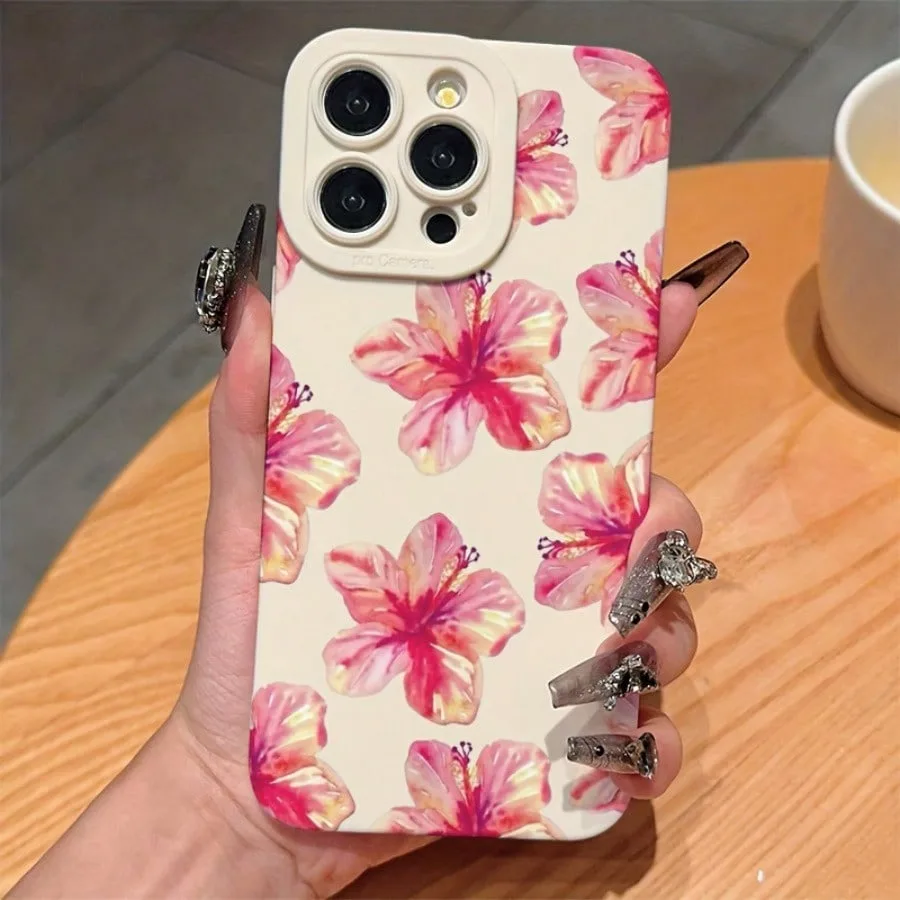 Elegant Pink Hibiscus Flower Silicone Phone Case For iPhone 16 Pro Max 15 14 13 12 11 XS X XR 7 8 Plus 16e Shockproof Soft Cover
Elegant Pink Hibiscus Flower Silicone Phone Case For iPhone 16 Pro Max 15 14 13 12 11 XS X XR 7 8 Plus 16e Shockproof Soft Cover