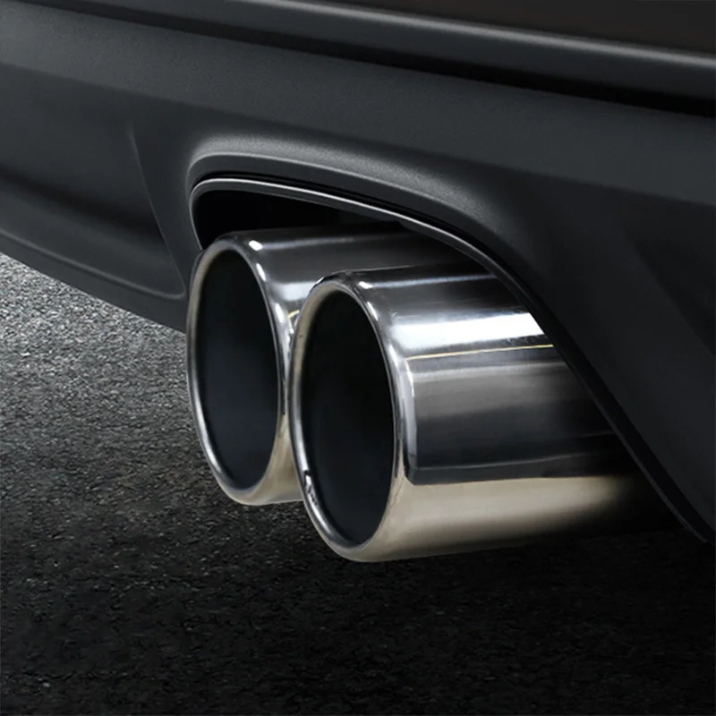 Universal 2.5" Dual Tail Pipe Muffler Tip Stainless Steel Bending Muffler Exhaust With Bolt For Most Cars
Universal 2.5" Dual Tail Pipe Muffler Tip Stainless Steel Bending Muffler Exhaust With Bolt For Most Cars