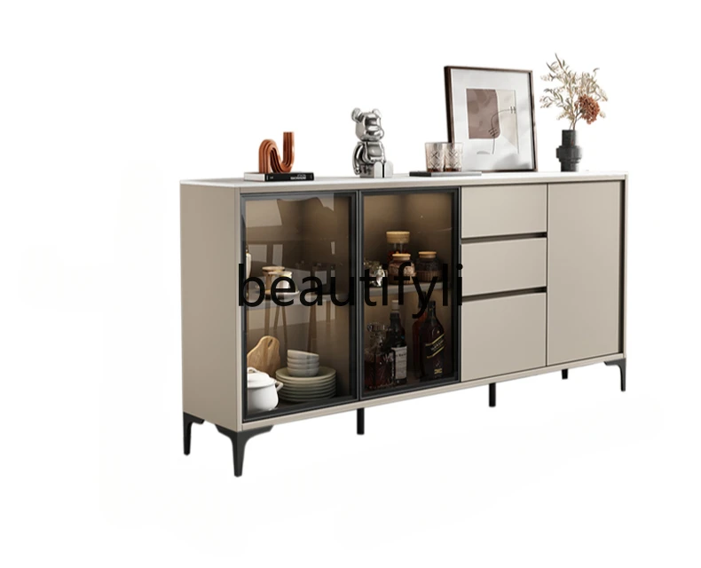 Modern rock slab dining side cabinet multi-layer solid wood kitchen against the wall living room ultra-thin locker light luxury
Modern rock slab dining side cabinet multi-layer solid wood kitchen against the wall living room ultra-thin locker light luxury