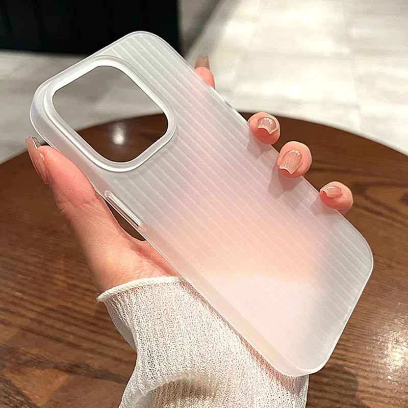 Luxury Corrugated Patter Matte Clear Case For iPhone 11 14 15 1213 Pro Max Slim Creative Wave Transparent Hard TPU Back Cover
Luxury Corrugated Patter Matte Clear Case For iPhone 11 14 15 1213 Pro Max Slim Creative Wave Transparent Hard TPU Back Cover