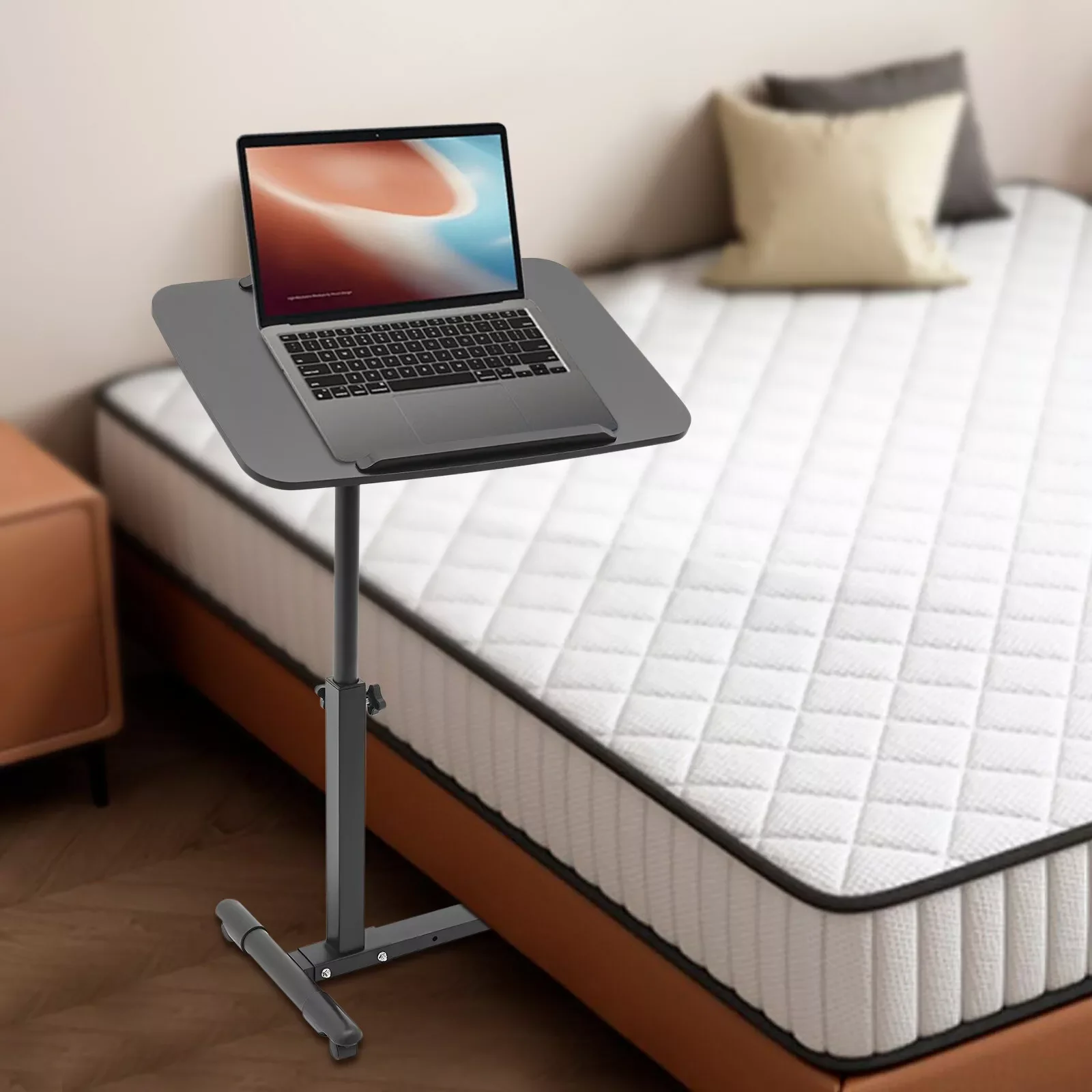 Mobile Standing Desk Laptop Table Adjustable Hospital & Home Bed Table Rolling Bedside Table
Mobile Standing Desk Laptop Table Adjustable Hospital & Home Bed Table Rolling Bedside Table
