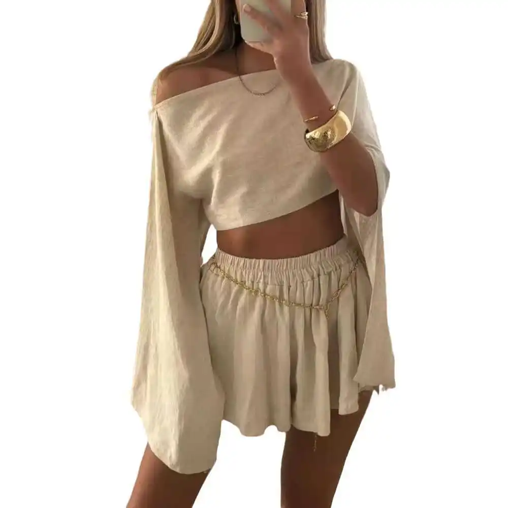 Casual Long Sve Top And orts Set Women's Faion Ensemble Spring Summer Outfit Student Work orm Lightweight Set
Casual Long Sve Top And orts Set Women's Faion Ensemble Spring Summer Outfit Student Work orm Lightweight Set