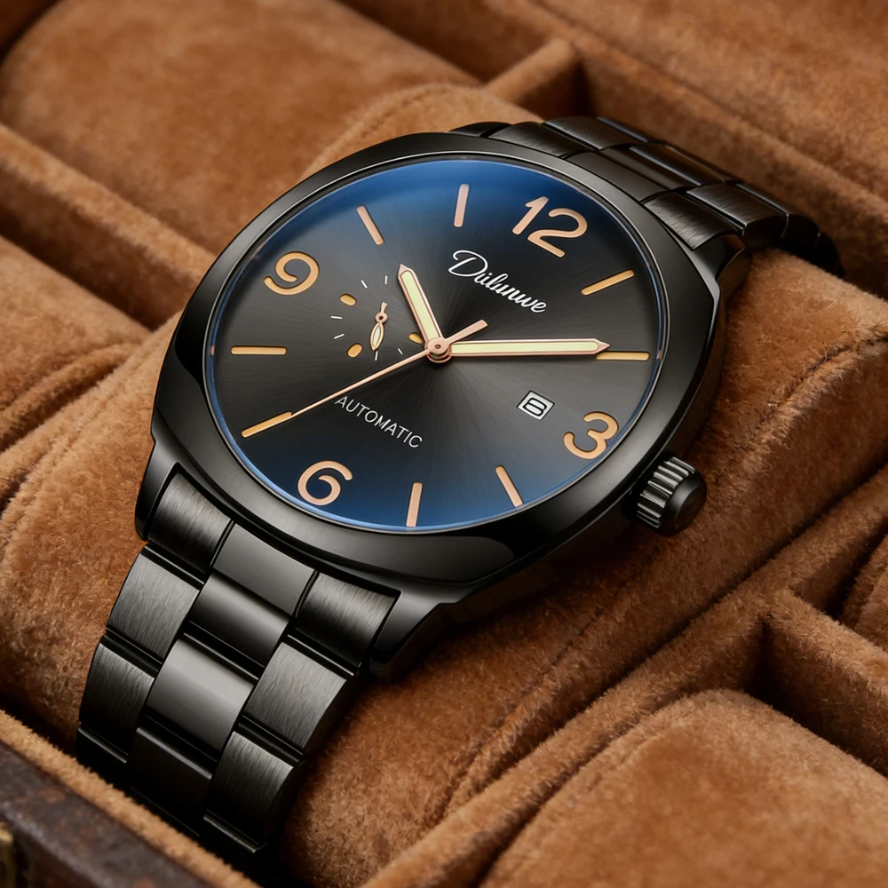 Top Brand Classic Mens Mechanical Watch Stainless Steel Luxury Automatic Watches Waterproof Luminous Calendar Mens Wristwatch
Top Brand Classic Mens Mechanical Watch Stainless Steel Luxury Automatic Watches Waterproof Luminous Calendar Mens Wristwatch