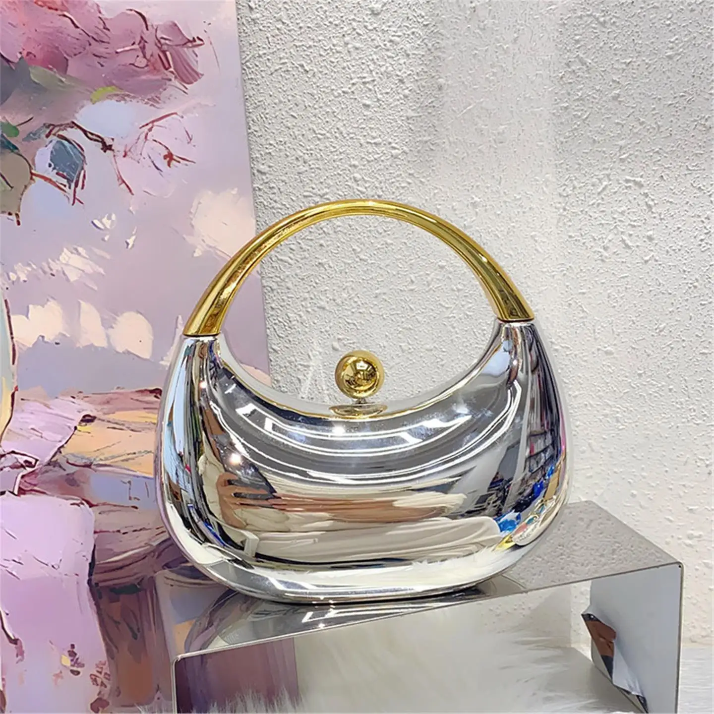 Glamorous ell Acrylic Clutch Lipsti Holder adient Color Evening Par Handbag Women's Faionable Cact Money Box
Glamorous ell Acrylic Clutch Lipsti Holder adient Color Evening Par Handbag Women's Faionable Cact Money Box
