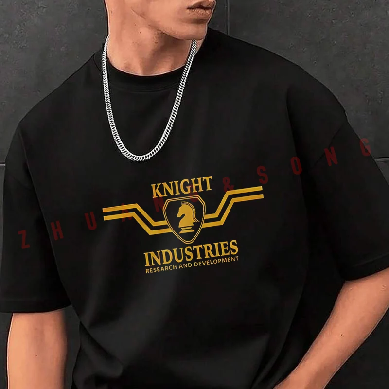 Knight Rider Industries Kitt David Hasslehoff Fashion T-shirt Casual Trendy Tshirts For Summer Comfortable Short Sleeve Tops
Knight Rider Industries Kitt David Hasslehoff Fashion T-shirt Casual Trendy Tshirts For Summer Comfortable Short Sleeve Tops