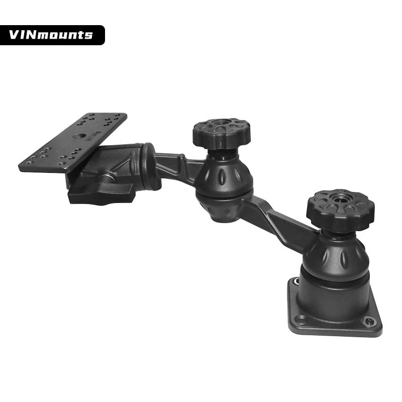 VIN Mounts Horizontal 12" Double Straight Swing Arm Mount W/ Socket Arm 6.25 x 2" Plate for Mounting Fish Finder VIN-TYQ-HB-03L
VIN Mounts Horizontal 12" Double Straight Swing Arm Mount W/ Socket Arm 6.25 x 2" Plate for Mounting Fish Finder VIN-TYQ-HB-03L