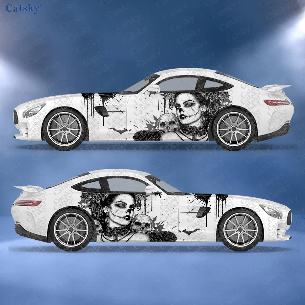 2pcs.Zombie Skull Gothic Car Side Wraps, Self-Adhesive PVC Waterproof & Scratch-Resistant Stickers, Car Accessory Gift
2pcs.Zombie Skull Gothic Car Side Wraps, Self-Adhesive PVC Waterproof & Scratch-Resistant Stickers, Car Accessory Gift