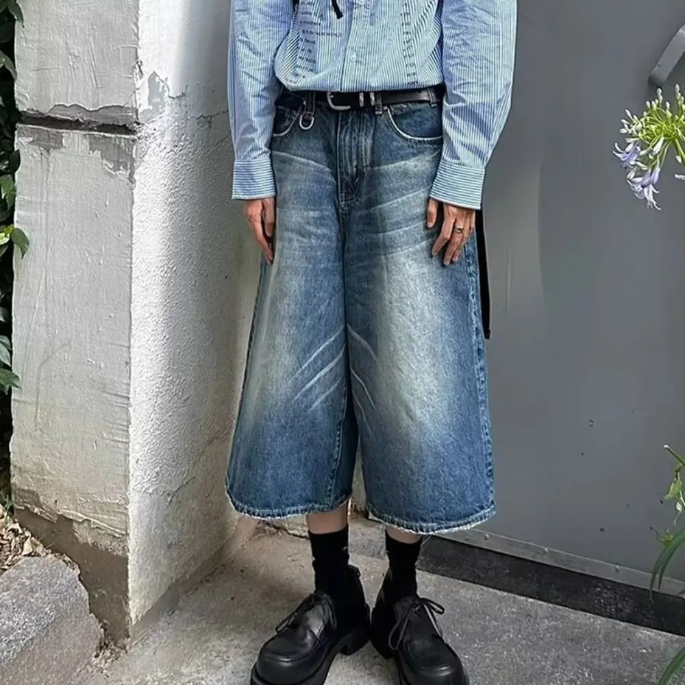 Soft with Pockets Retro Denim Shorts Baggy Streetwear Y2k Jeans Women Ins Style Large Size Cowboy Pants Women/Men
Soft with Pockets Retro Denim Shorts Baggy Streetwear Y2k Jeans Women Ins Style Large Size Cowboy Pants Women/Men