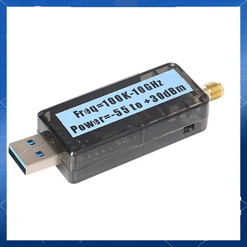 USB-измеритель мощности RF 100 к-10 ГГц с экраном 0,96 дюйма для калибровки обнаружения радиочастотной мощности беспроводной связи
USB-измеритель мощности RF 100 к-10 ГГц с экраном 0,96 дюйма для калибровки обнаружения радиочастотной мощности беспроводной связи