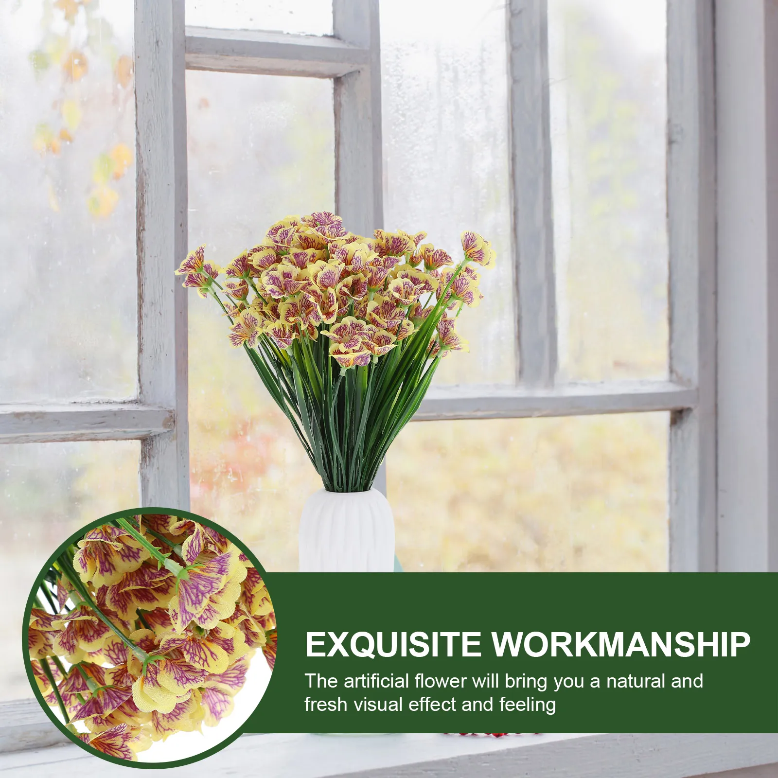Artificial Bouquet Fake Flower Arrangement Decoration Centerpiece Cute Flowers Decorations Faux Indoor Floral
Artificial Bouquet Fake Flower Arrangement Decoration Centerpiece Cute Flowers Decorations Faux Indoor Floral