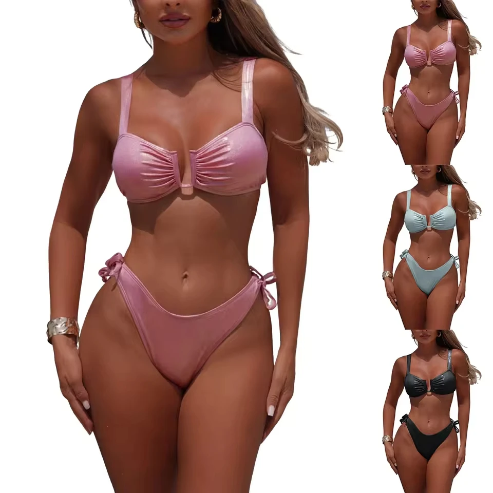 Women High Waisted Bikini Sexy Push Up Two Piece Swimsuits Vintage Swimsuit Two Piece Retro Ruched High Trajes De BañO Mujer
Women High Waisted Bikini Sexy Push Up Two Piece Swimsuits Vintage Swimsuit Two Piece Retro Ruched High Trajes De BañO Mujer