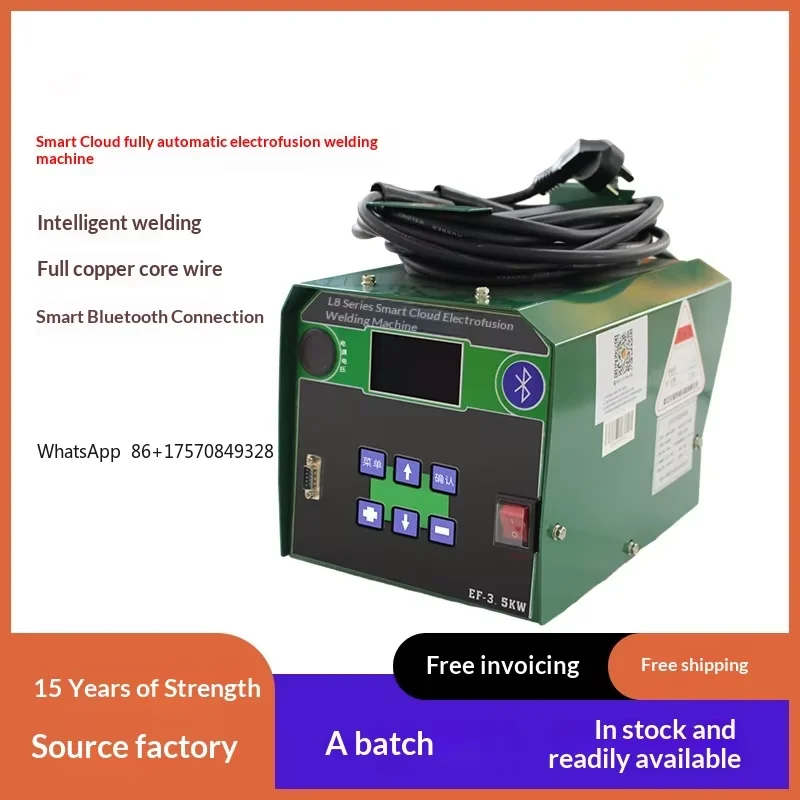 Series PE Electrofusion Welding Machine For Steel Wire Mesh Skeleton Pipes Fully Automatic 220V New
Series PE Electrofusion Welding Machine For Steel Wire Mesh Skeleton Pipes Fully Automatic 220V New