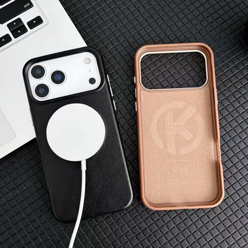 Для iPhone 16 17 Pro Max магнитный чехол KIGC Высокое качество Calssic из искусственной кожи жесткий ПК на присоске чехол для телефона 
Для iPhone 16 17 Pro Max магнитный чехол KIGC Высокое качество Calssic из искусственной кожи жесткий ПК на присоске чехол для телефона