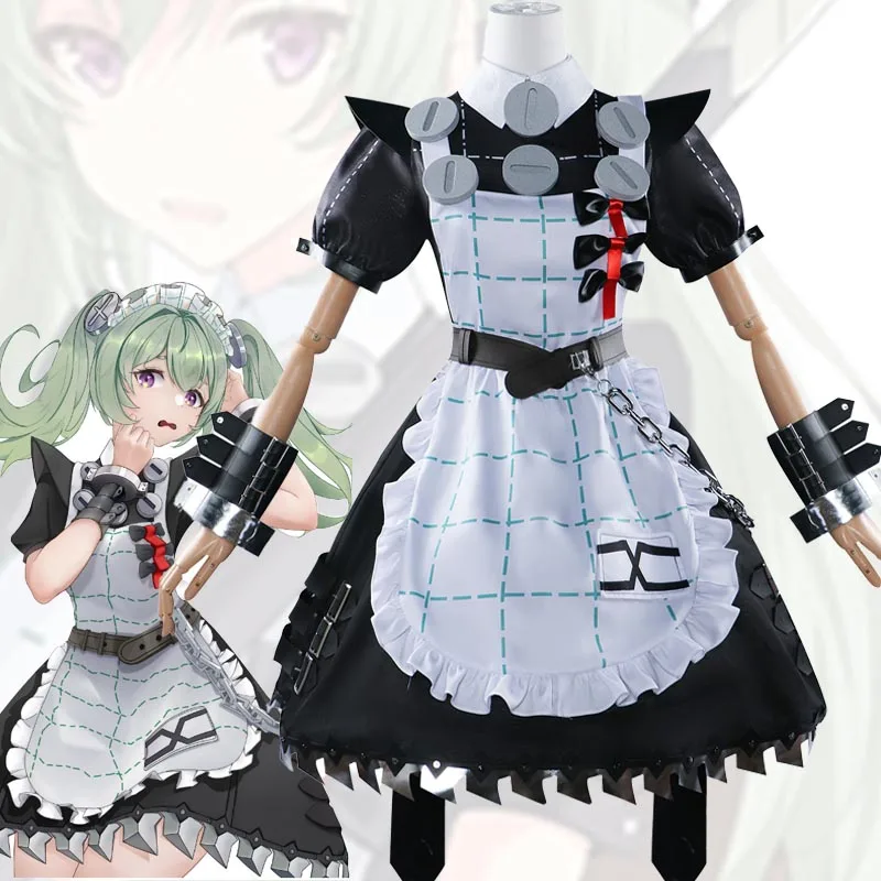 Corin Wickes Anime Zenless Zone Zero Cosplay Costume Lovely Maid Dress Black Suit Halloween Carnival Role Play Uniform for Girls 
Corin Wickes Anime Zenless Zone Zero Cosplay Costume Lovely Maid Dress Black Suit Halloween Carnival Role Play Uniform for Girls