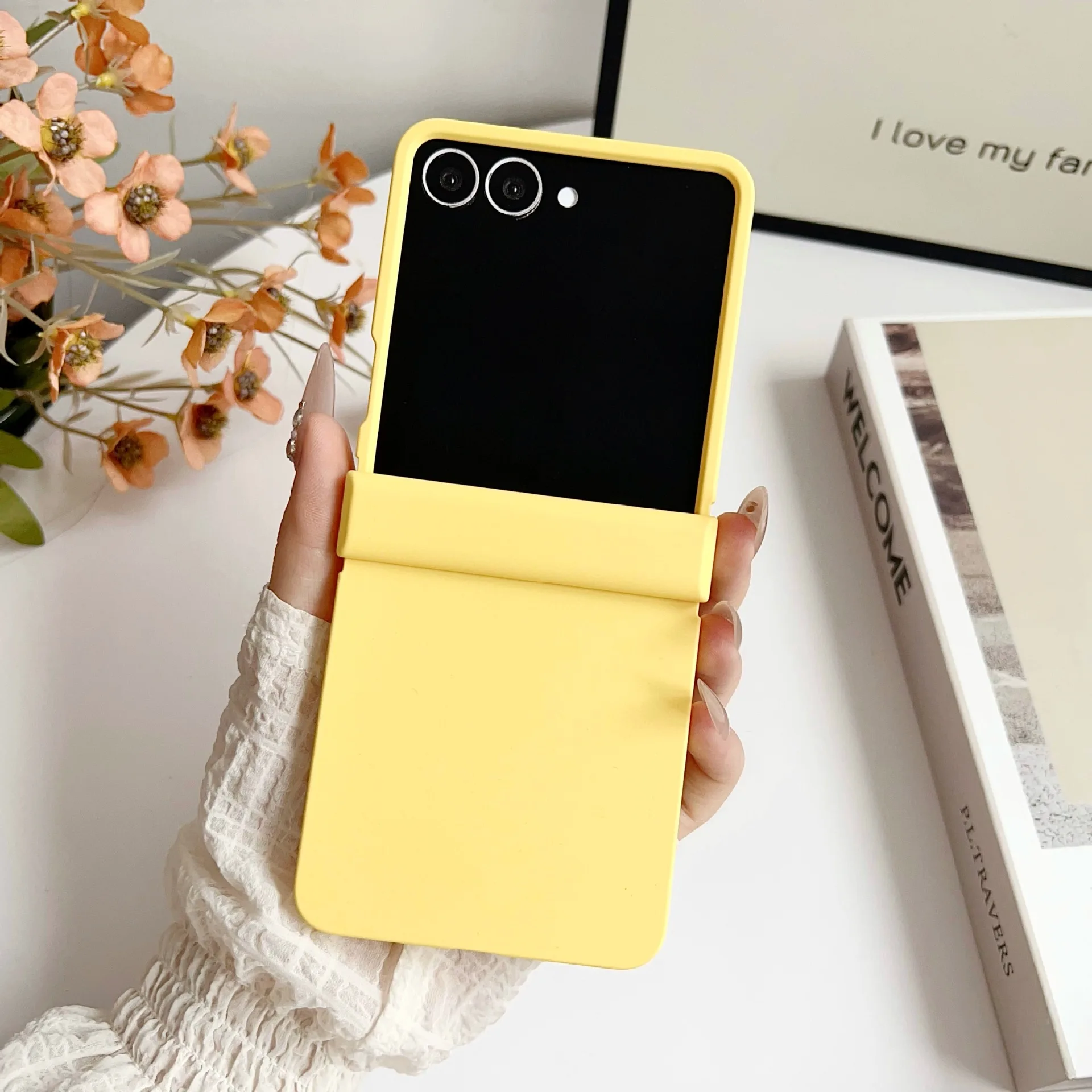 Dopamine Candy Color Matte Phone Case for Samsung Galaxy Z Flip 7 FE 6 5 Flip 4 3 5G Hinge Protective Hard Back Cover
Dopamine Candy Color Matte Phone Case for Samsung Galaxy Z Flip 7 FE 6 5 Flip 4 3 5G Hinge Protective Hard Back Cover