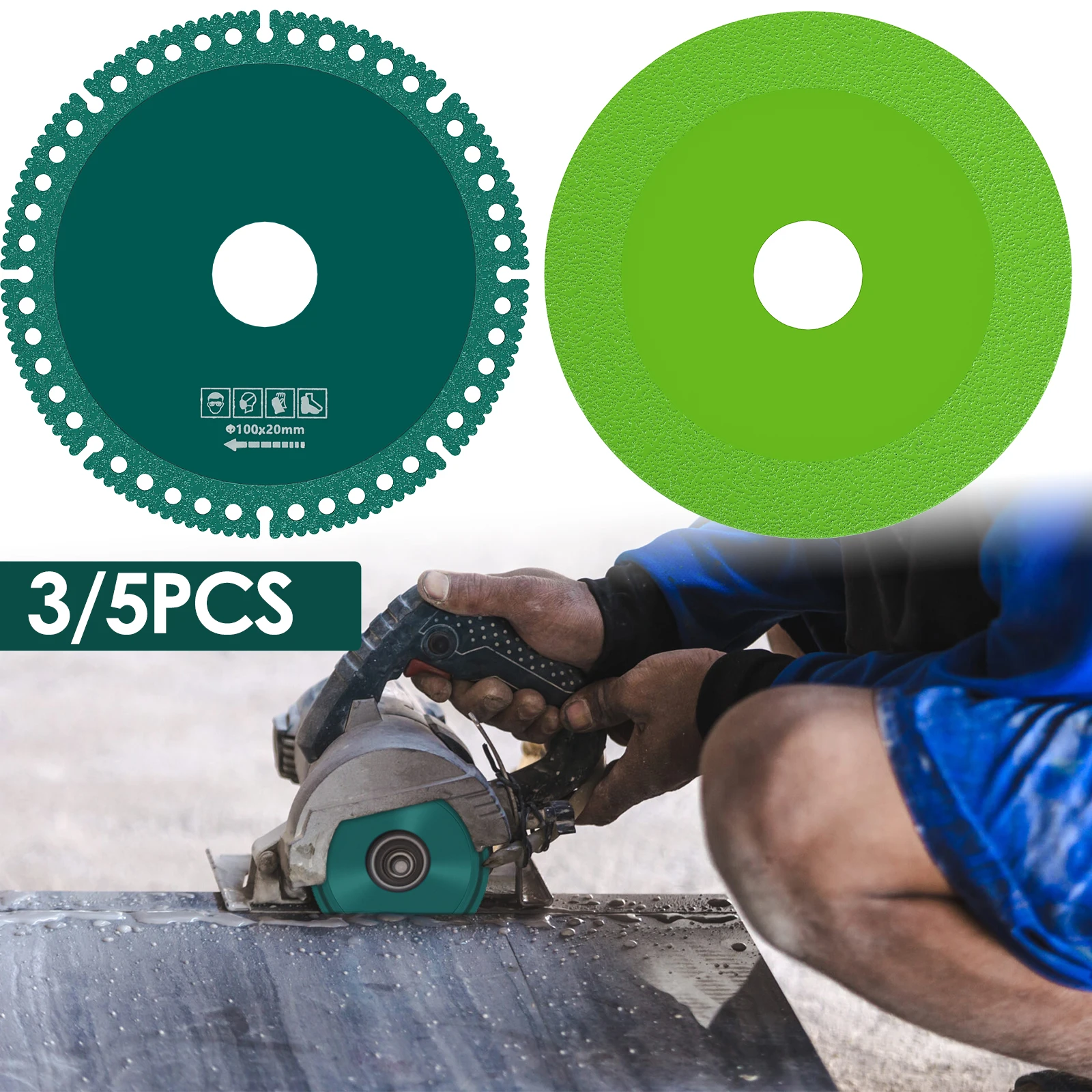 3/5Pcs Indestructible Disc 4 Inch Ultra-Thin Glass Cutting Disc Wear Resistant Circular Saw Blade Angle Grinder Accessories for
3/5Pcs Indestructible Disc 4 Inch Ultra-Thin Glass Cutting Disc Wear Resistant Circular Saw Blade Angle Grinder Accessories for