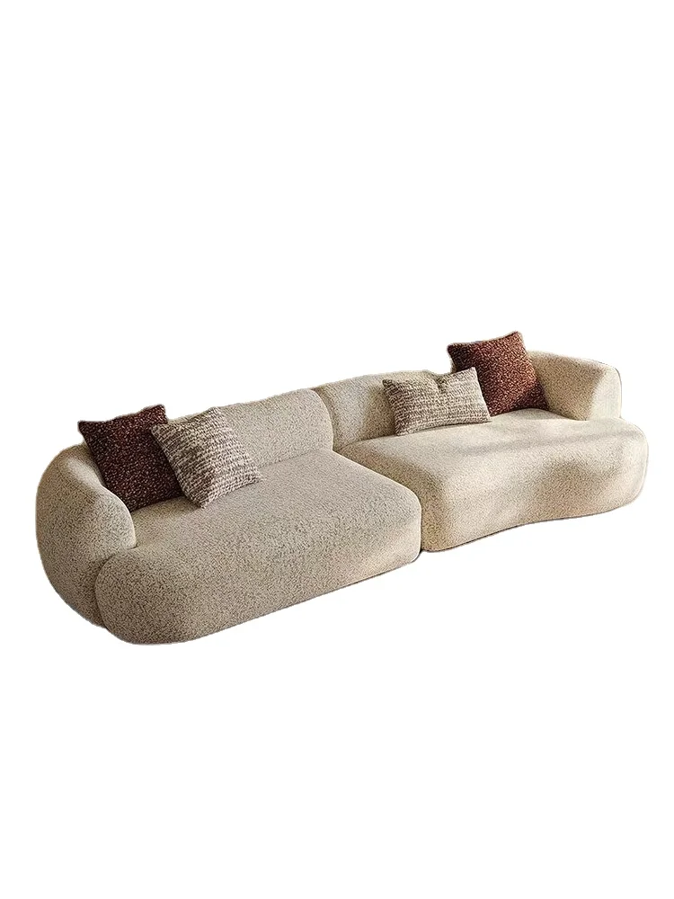 &c Modern Simple Curved Three-Person Upholstered Sofa High-End Light Luxury Hotel Villa Living Room Fabric Home Furniture
&c Modern Simple Curved Three-Person Upholstered Sofa High-End Light Luxury Hotel Villa Living Room Fabric Home Furniture