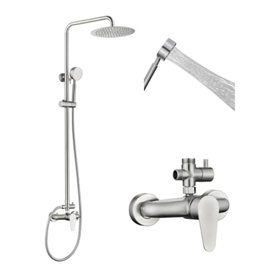 Shower Faucet -Shower System Shower Faucets Sets Complete - Outdoor Shower Kit/Outdoor Shower Enclosure/Outdoor Shower Fixtures
Shower Faucet -Shower System Shower Faucets Sets Complete - Outdoor Shower Kit/Outdoor Shower Enclosure/Outdoor Shower Fixtures