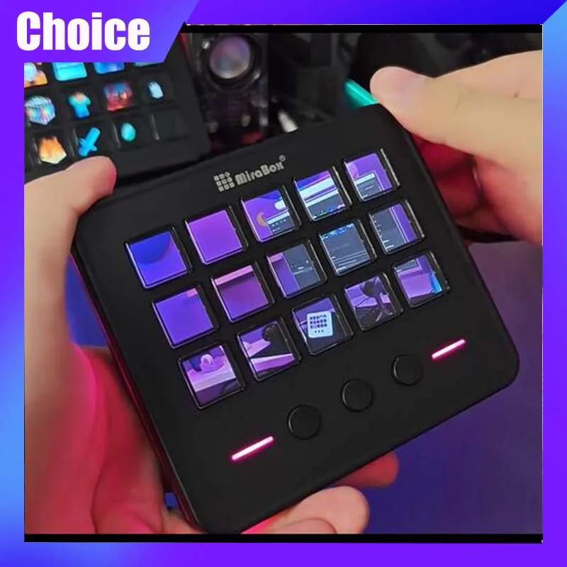 Streamdeck Mirabox M18 Keypad Visualize Customize Mini Keyboard Visual Desktop Smart Console For PC Gaming Live Stream Gift
Streamdeck Mirabox M18 Keypad Visualize Customize Mini Keyboard Visual Desktop Smart Console For PC Gaming Live Stream Gift