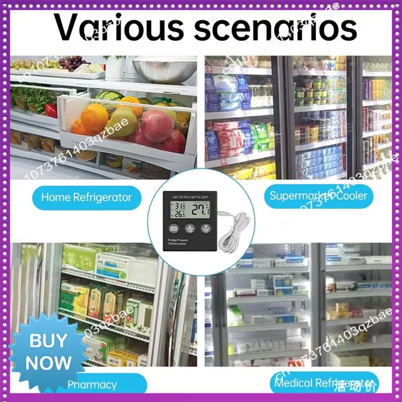 Горячий Ltem цифровой термометр для холодильника с сигнализацией температуры ЖК-дисплей цифровой термометр для холодильника и морозильной камеры 
Горячий Ltem цифровой термометр для холодильника с сигнализацией температуры ЖК-дисплей цифровой термометр для холодильника и морозильной камеры