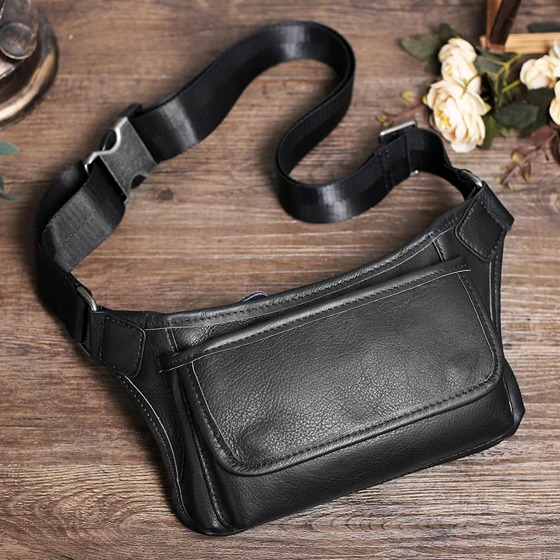 Light Luxury Men's Real Cow Leather Waist, Crossbody Shoulder , Motorcycle Style Casual Versatile, High-quality Chest Bag WT830
Light Luxury Men's Real Cow Leather Waist, Crossbody Shoulder , Motorcycle Style Casual Versatile, High-quality Chest Bag WT830
