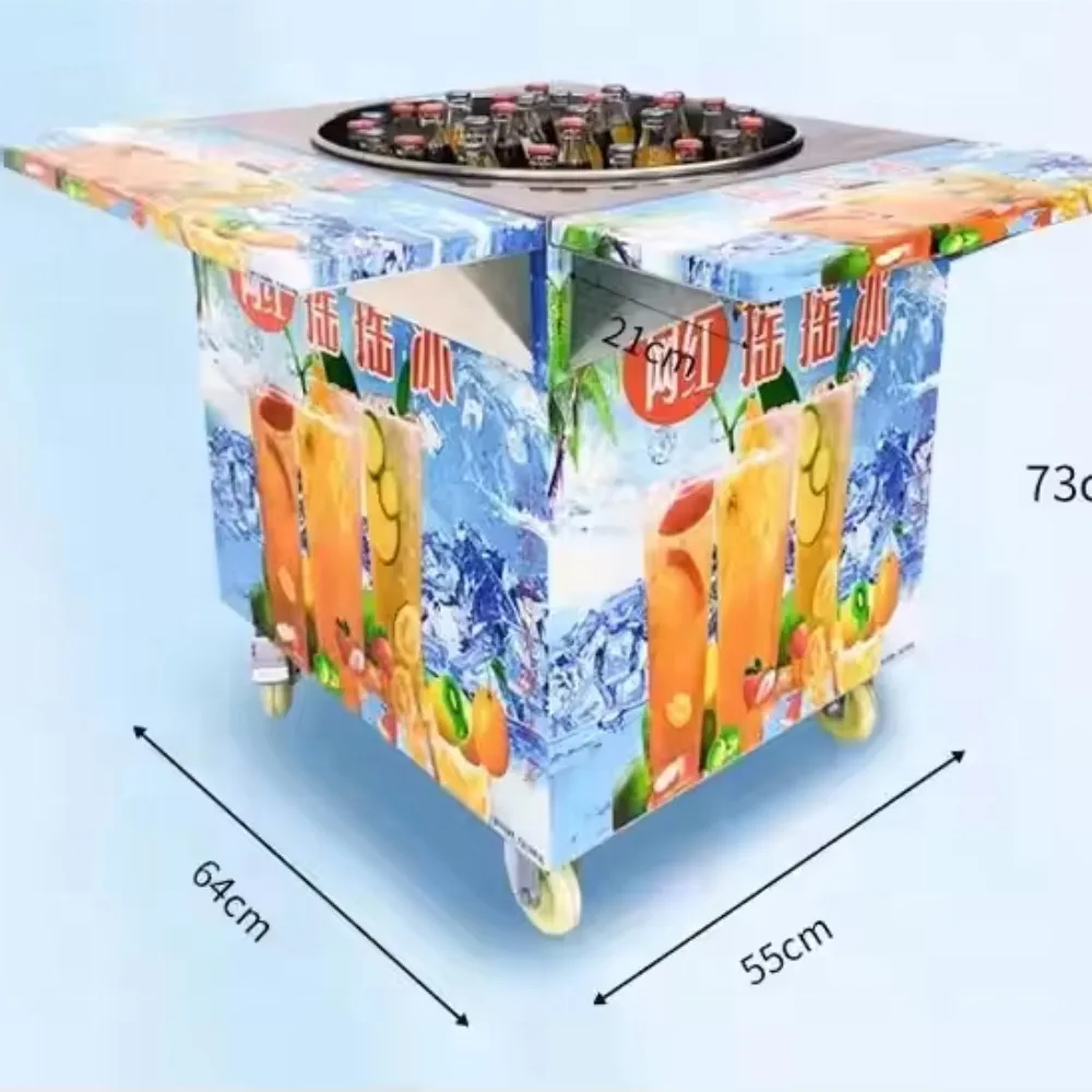 Summer Commercial Colorful Handmade Ice Cream Equipment Cold Ice Shake Smoothie Machine Thailand Cola Shake Ice Machine
Summer Commercial Colorful Handmade Ice Cream Equipment Cold Ice Shake Smoothie Machine Thailand Cola Shake Ice Machine