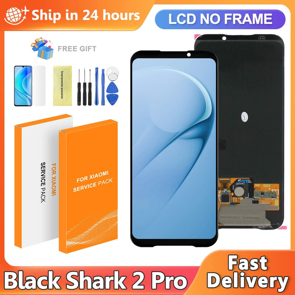 AMOLED For Xiaomi Black Shark 2 LCD Display Touch Screen Digitizer Replacement For Black Shark 2 pro DLT-A0 Display Screen
AMOLED For Xiaomi Black Shark 2 LCD Display Touch Screen Digitizer Replacement For Black Shark 2 pro DLT-A0 Display Screen