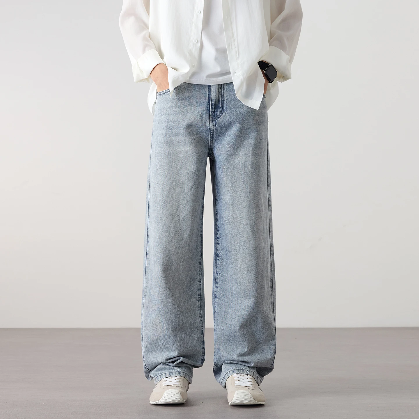 2026 Spring Summer Lightweight Thin Jeans Men Fashion Vintage Loose Casual Wide Leg Straight Denim Pants Jeans Trousers
2026 Spring Summer Lightweight Thin Jeans Men Fashion Vintage Loose Casual Wide Leg Straight Denim Pants Jeans Trousers