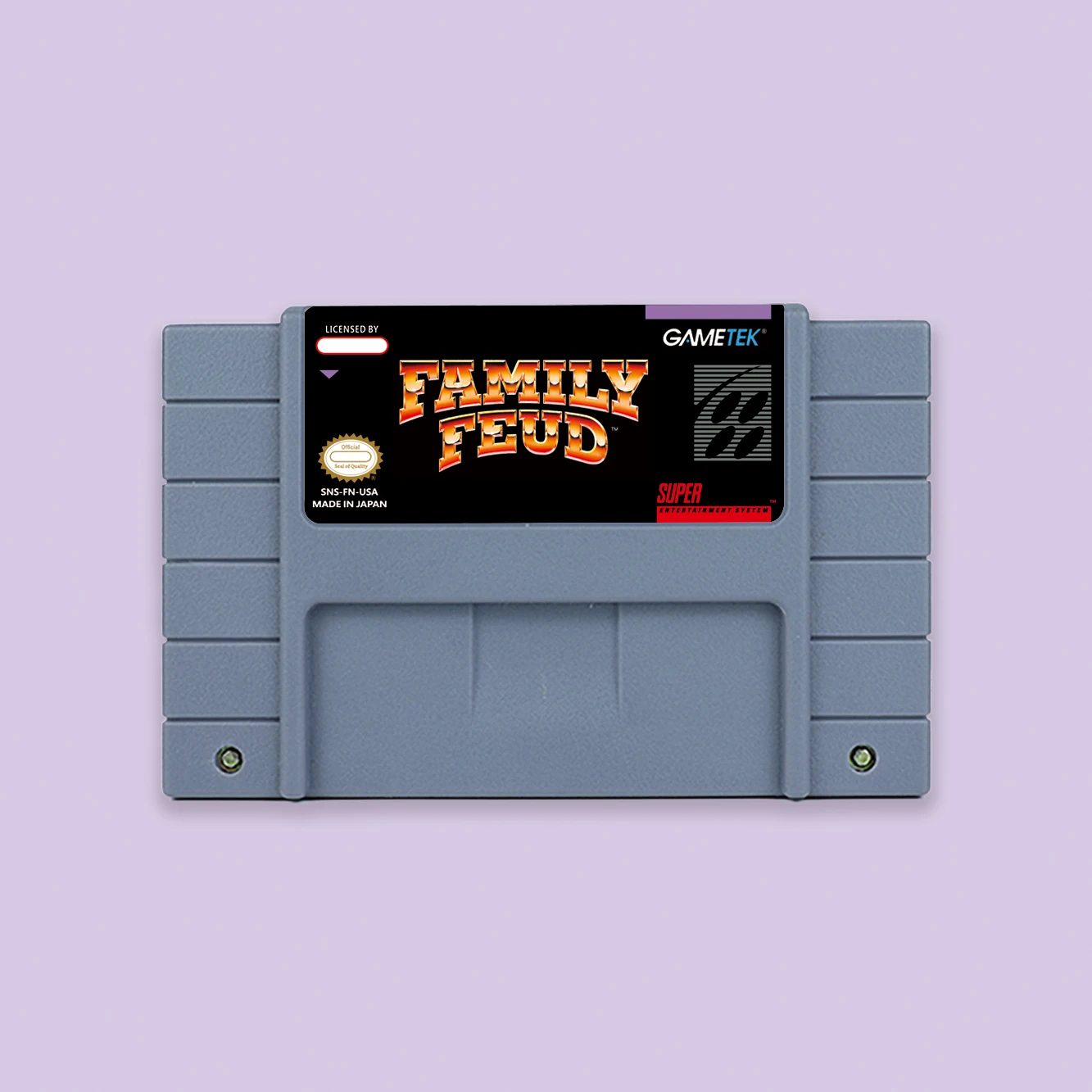 Family Feud 16 Bit Action Game Card for USA NTSC EUR PAL Version SNES Video Game Console
Family Feud 16 Bit Action Game Card for USA NTSC EUR PAL Version SNES Video Game Console