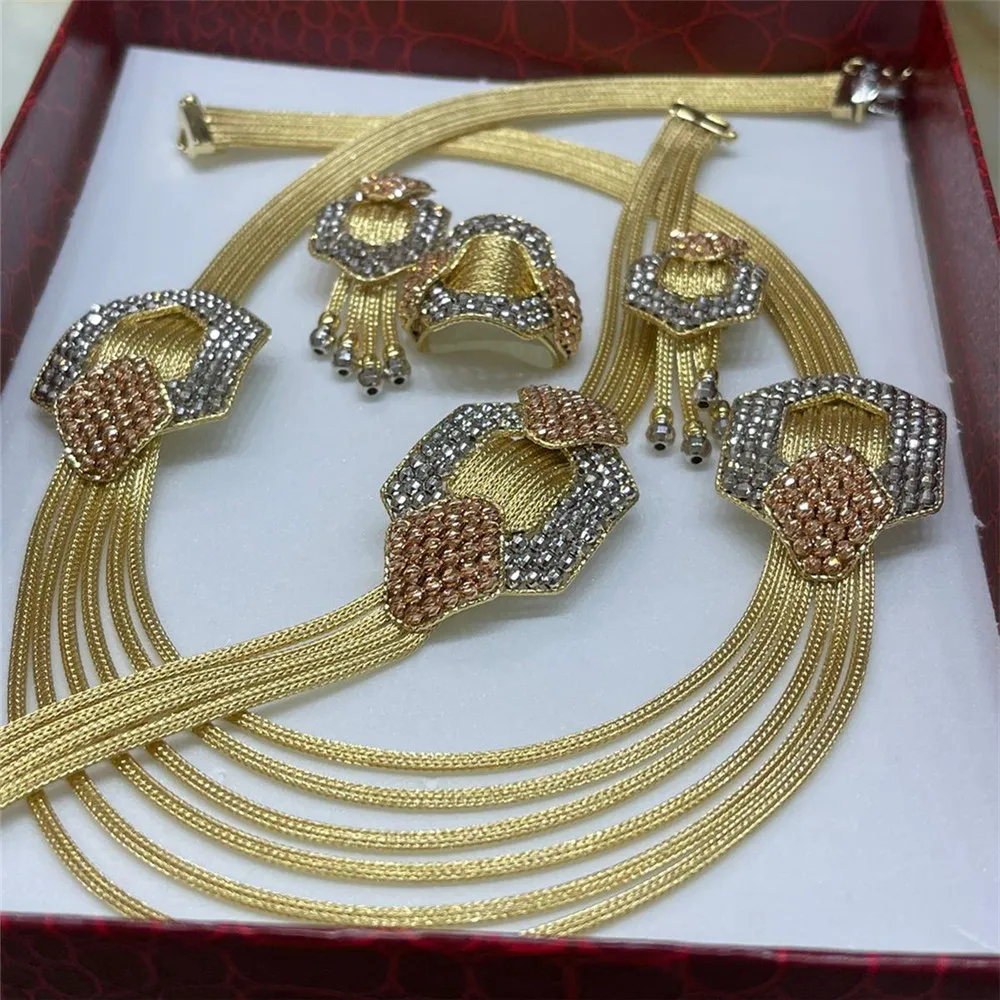 The most trendy hotsale Brazilian Jewelry set popular llaveros Collar Pulseras pin Pendient tentacles Anillo Christmas 4PC Set
The most trendy hotsale Brazilian Jewelry set popular llaveros Collar Pulseras pin Pendient tentacles Anillo Christmas 4PC Set