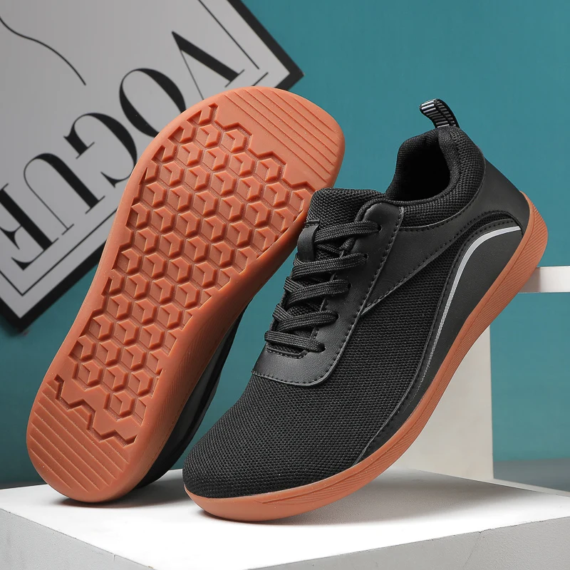 Men's Women's Barefoot Trail-Running Shoes Wide Toe-Box Zero-Drop Sole Cross Trainer Minimalist Optimal Traction
Men's Women's Barefoot Trail-Running Shoes Wide Toe-Box Zero-Drop Sole Cross Trainer Minimalist Optimal Traction