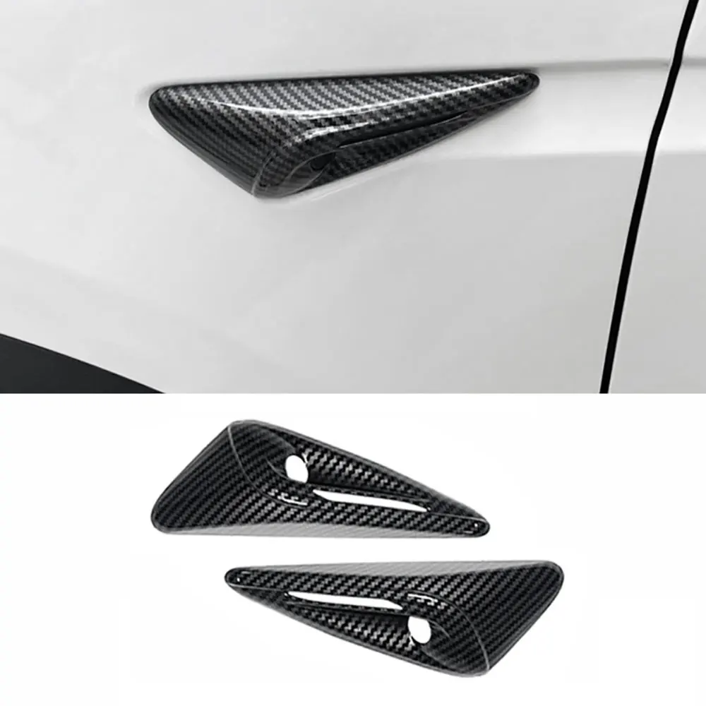 Carbon Fiber Pattern ABS Side Fender Camera Cover Trim Tesla Model 3(2023-2024) Model Y 2024HW 4.0 Turn Signal Protection Cover
Carbon Fiber Pattern ABS Side Fender Camera Cover Trim Tesla Model 3(2023-2024) Model Y 2024HW 4.0 Turn Signal Protection Cover