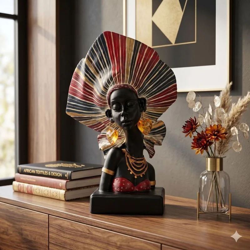 Creative Retro Home Decor Black African Tribe Exotic Living Room Entrance Wine Cabinet Resin Ornament Sculpture Home Decor
Creative Retro Home Decor Black African Tribe Exotic Living Room Entrance Wine Cabinet Resin Ornament Sculpture Home Decor