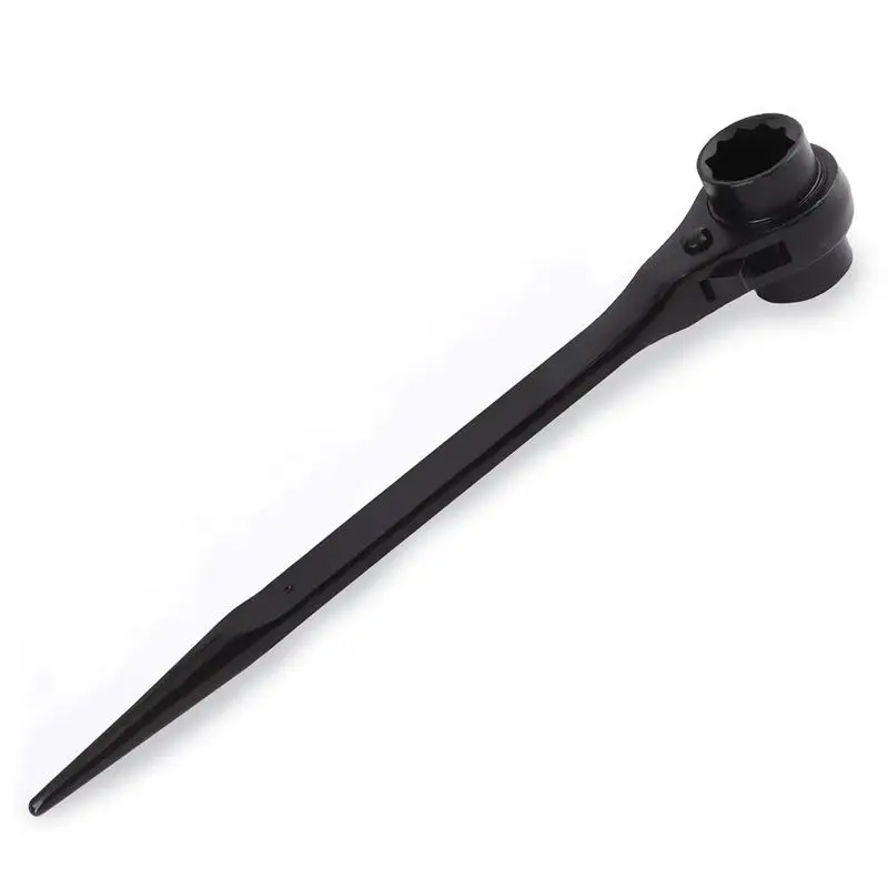 Двусторонний торцевой ключ-трещотка AA73 14-17 мм для строительных лесов
Двусторонний торцевой ключ-трещотка AA73 14-17 мм для строительных лесов