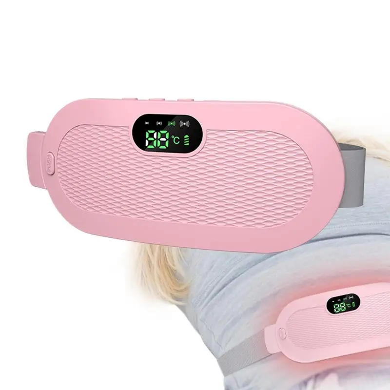 Menstrual Heating Pad Portable Cordless Waist Warmer Belt Adjustable Heated Belt With Digital Display 4 Vibration Massage Modes
Menstrual Heating Pad Portable Cordless Waist Warmer Belt Adjustable Heated Belt With Digital Display 4 Vibration Massage Modes
